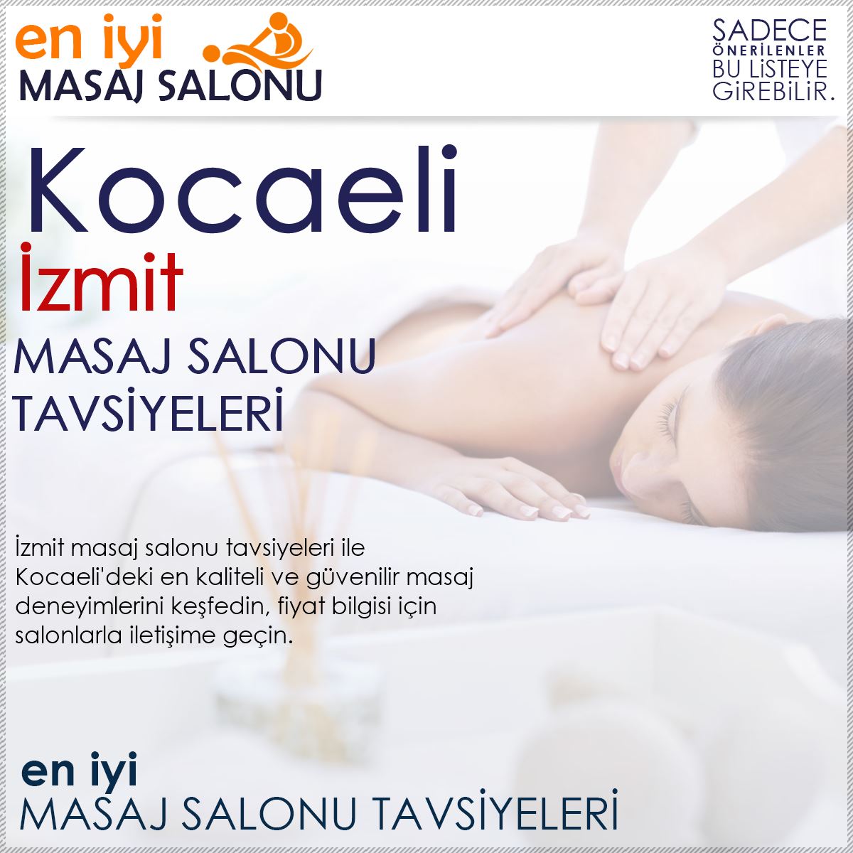 İzmit Masaj Salonu Tavsiyeleri