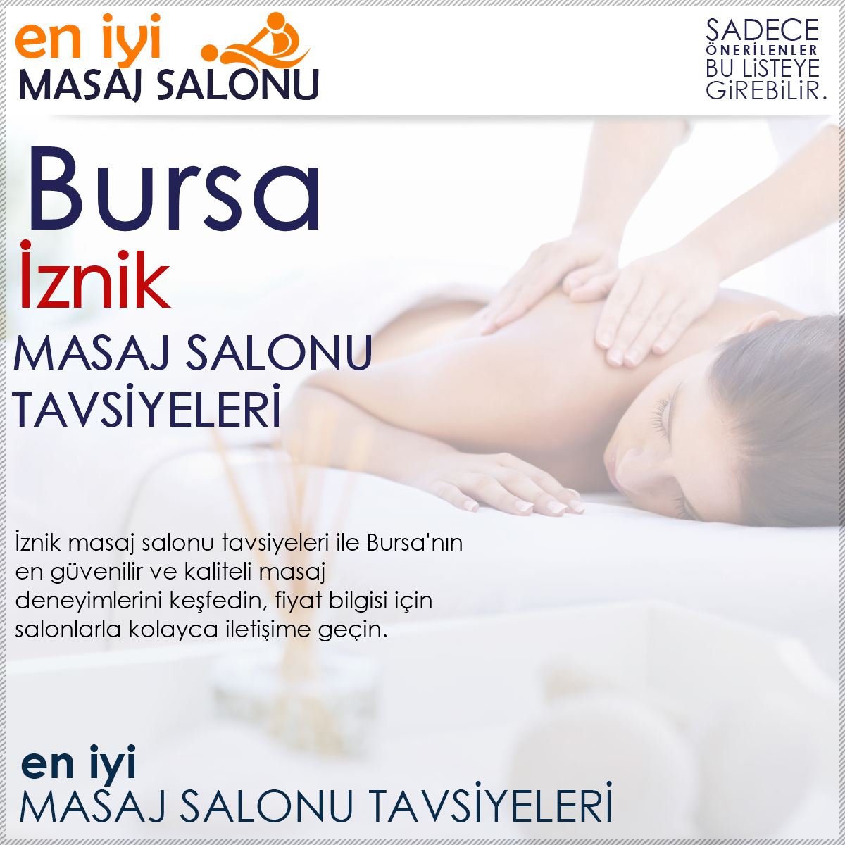 İznik Masaj Salonu Tavsiyeleri