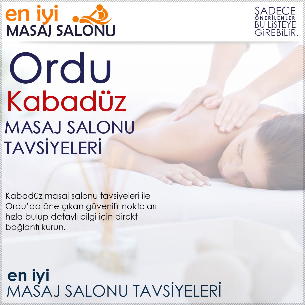 Kabadüz Masaj Salonu Tavsiyeleri
