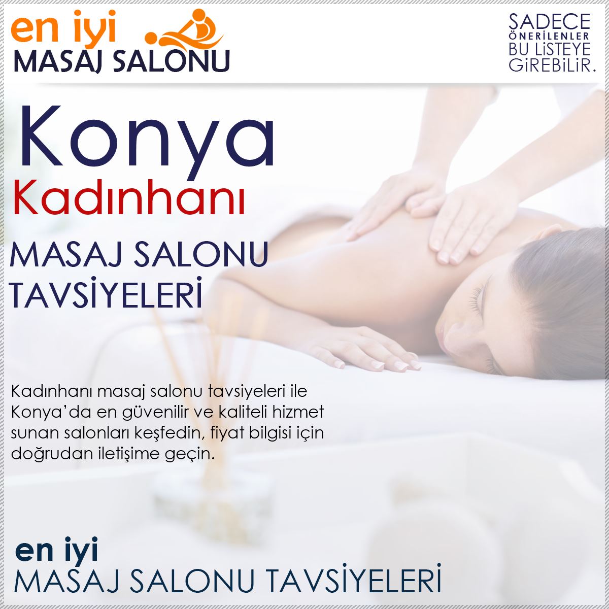 Kadınhanı Masaj Salonu Tavsiyeleri