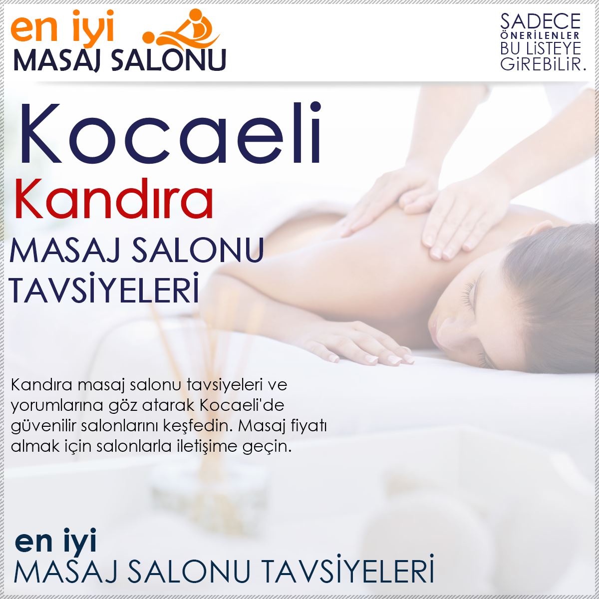 Kandıra Masaj Salonu Tavsiyeleri