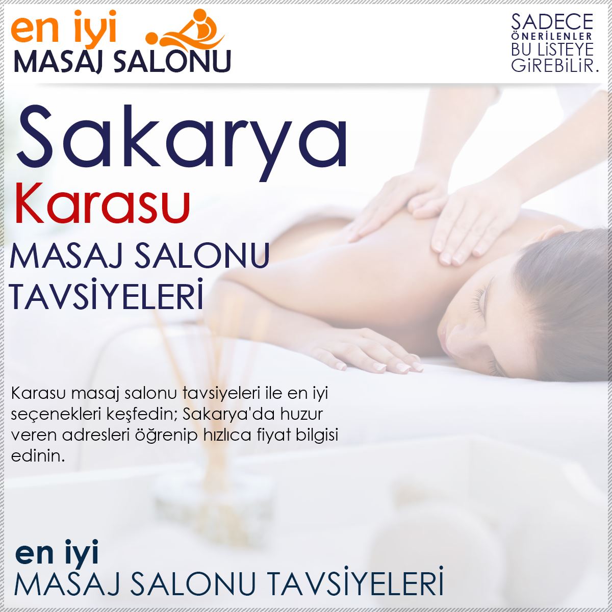 Karasu Masaj Salonu Tavsiyeleri