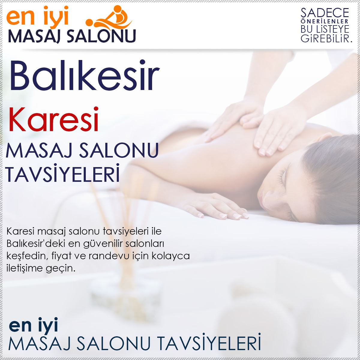 Karesi Masaj Salonu Tavsiyeleri