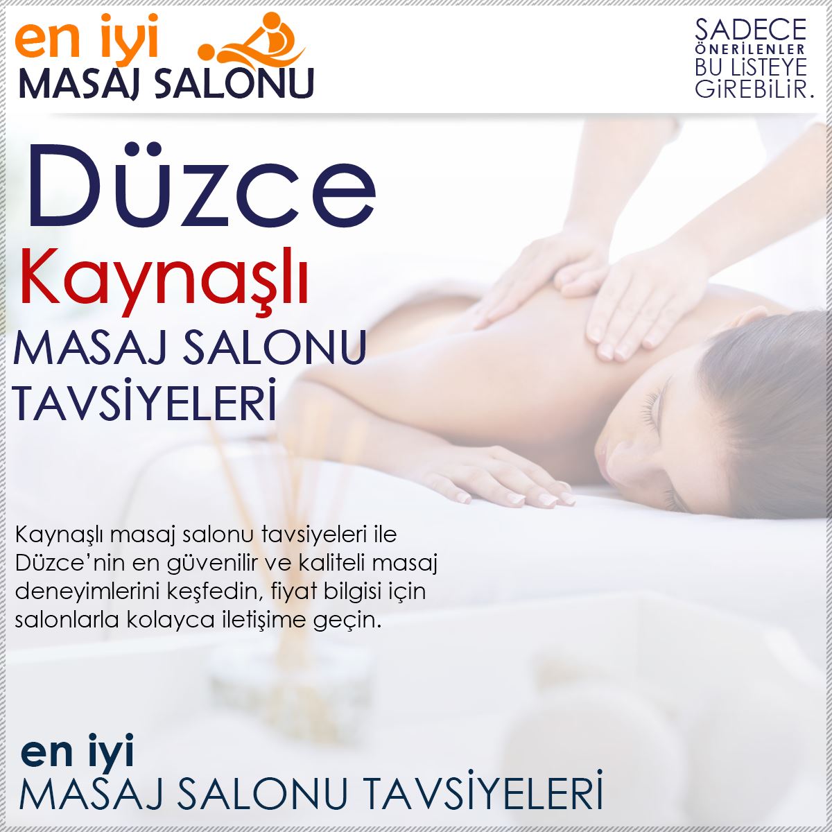Kaynaşlı Masaj Salonu Tavsiyeleri
