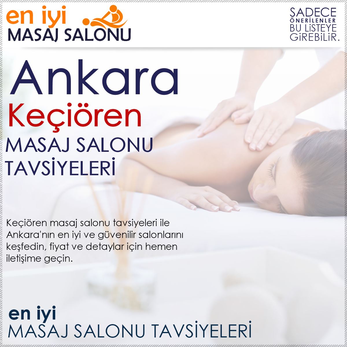 Keçiören Masaj Salonu Tavsiyeleri
