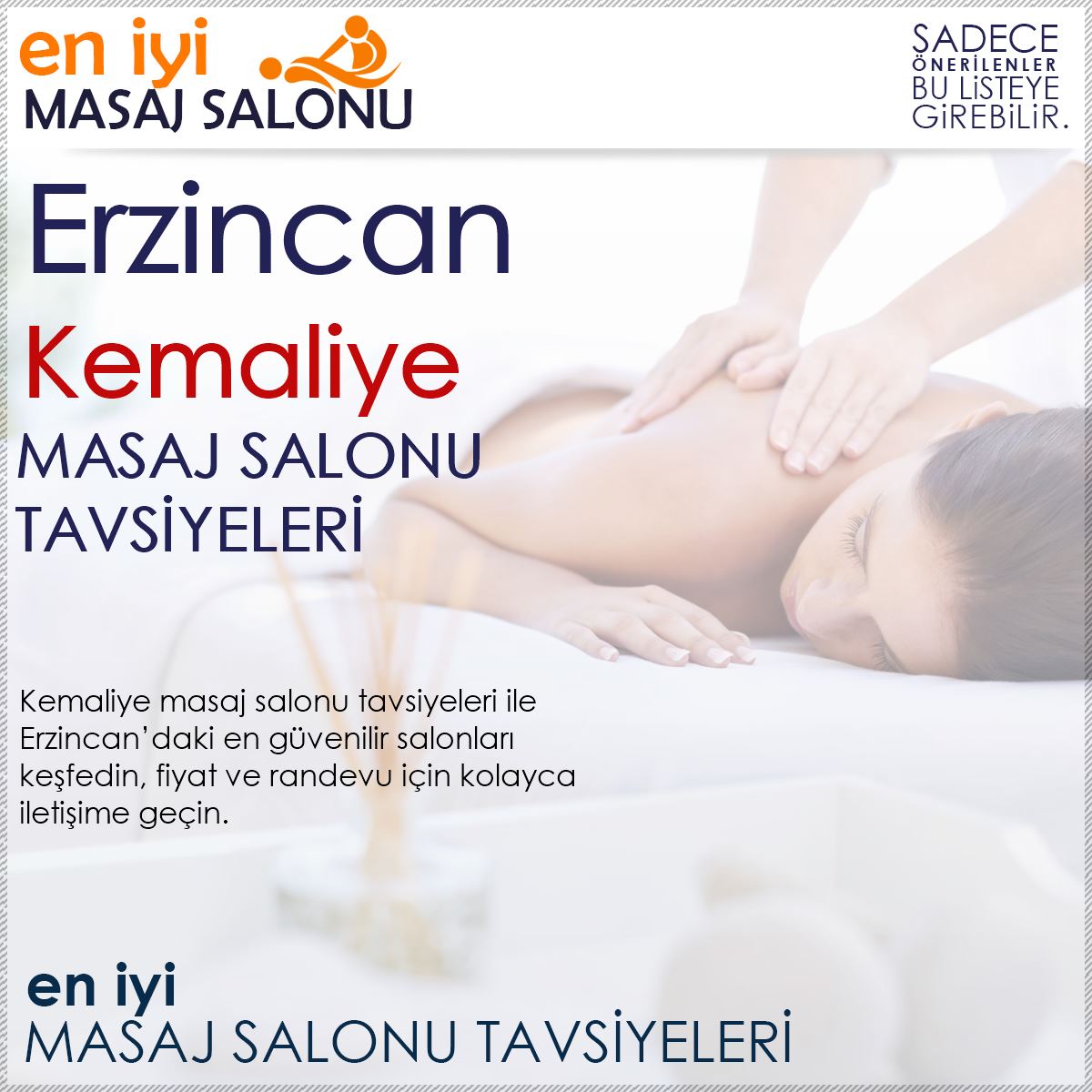 Kemaliye Masaj Salonu Tavsiyeleri