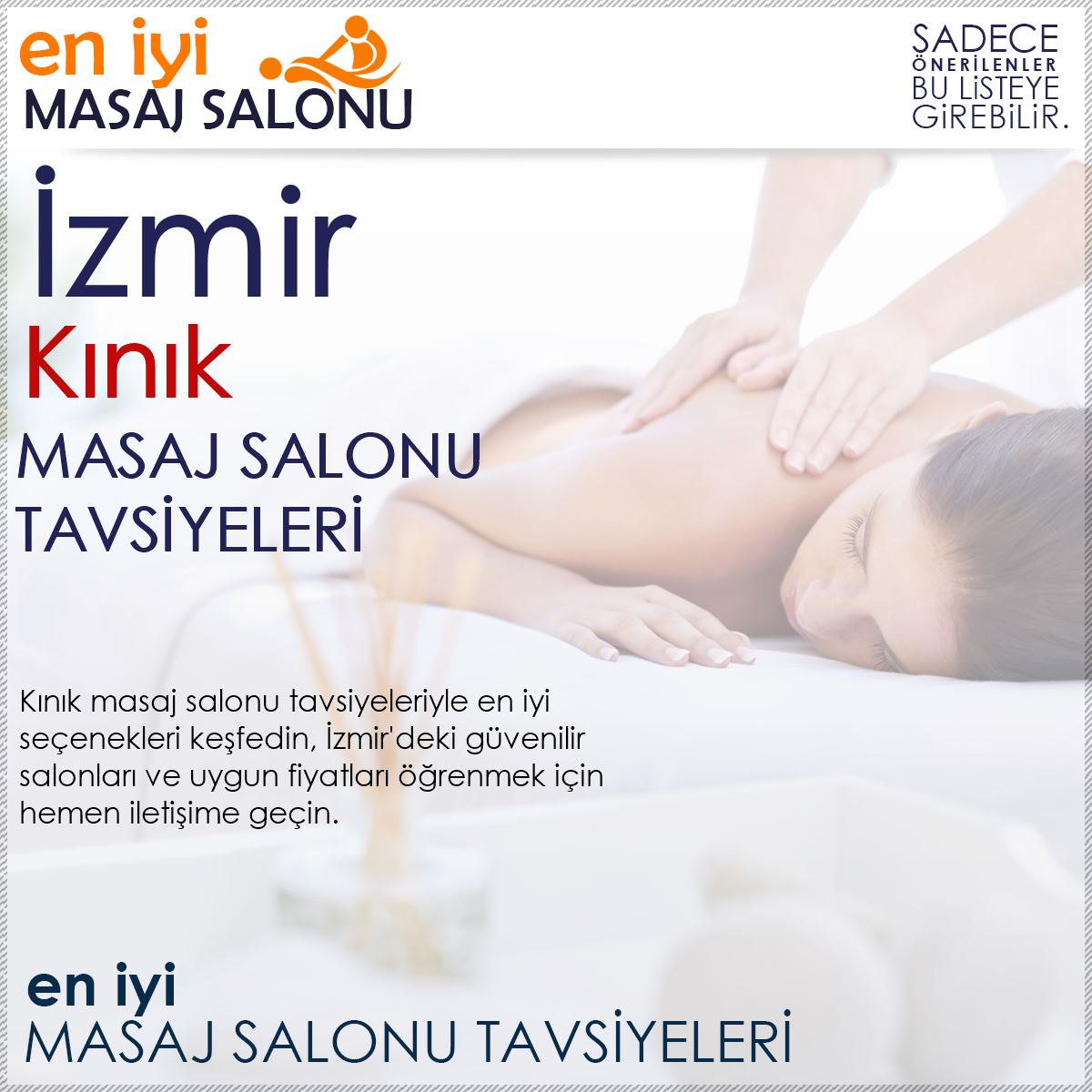 Kınık Masaj Salonu Tavsiyeleri