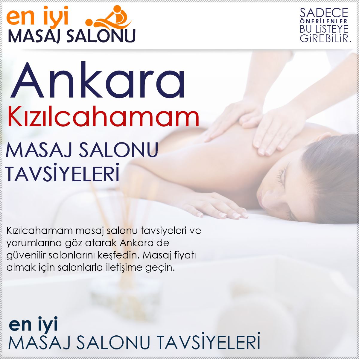 Kızılcahamam Masaj Salonu Tavsiyeleri