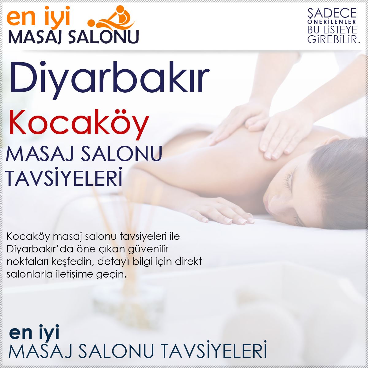 Kocaköy Masaj Salonu Tavsiyeleri