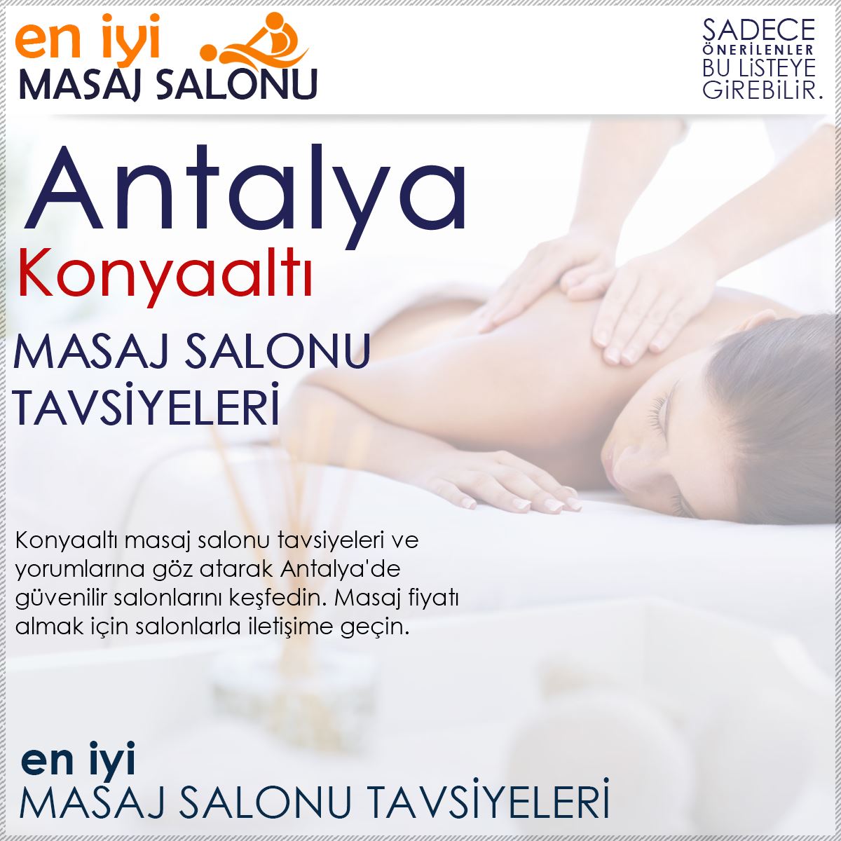 Konyaaltı Masaj Salonu Tavsiyeleri