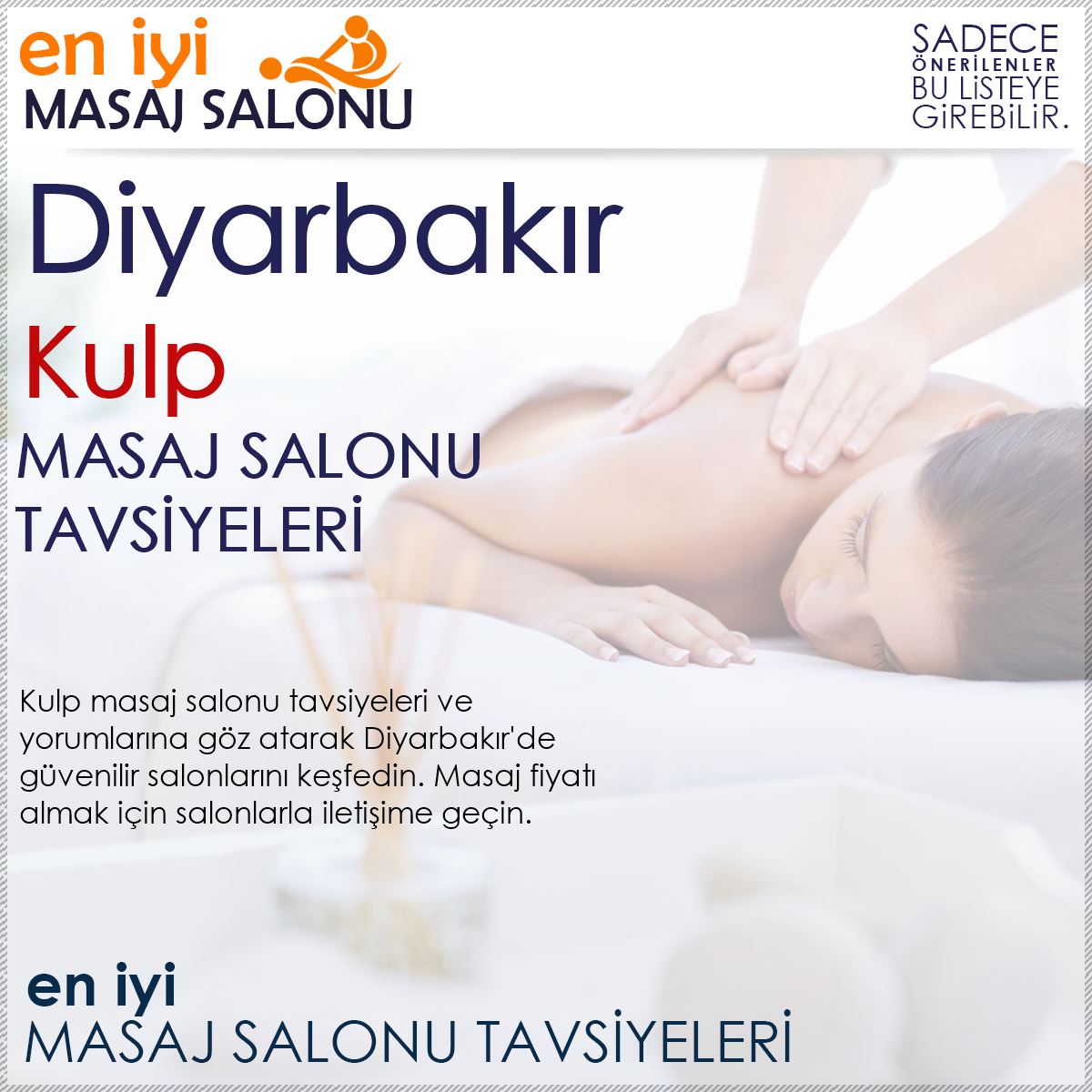 Kulp Masaj Salonu Tavsiyeleri