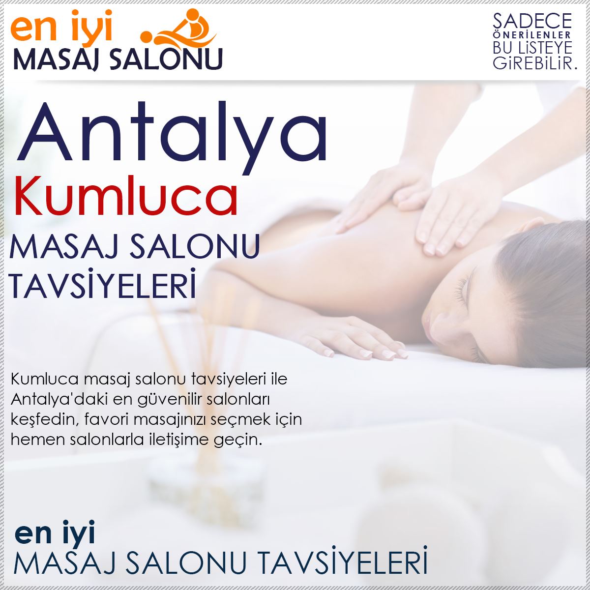 Kumluca Masaj Salonu Tavsiyeleri