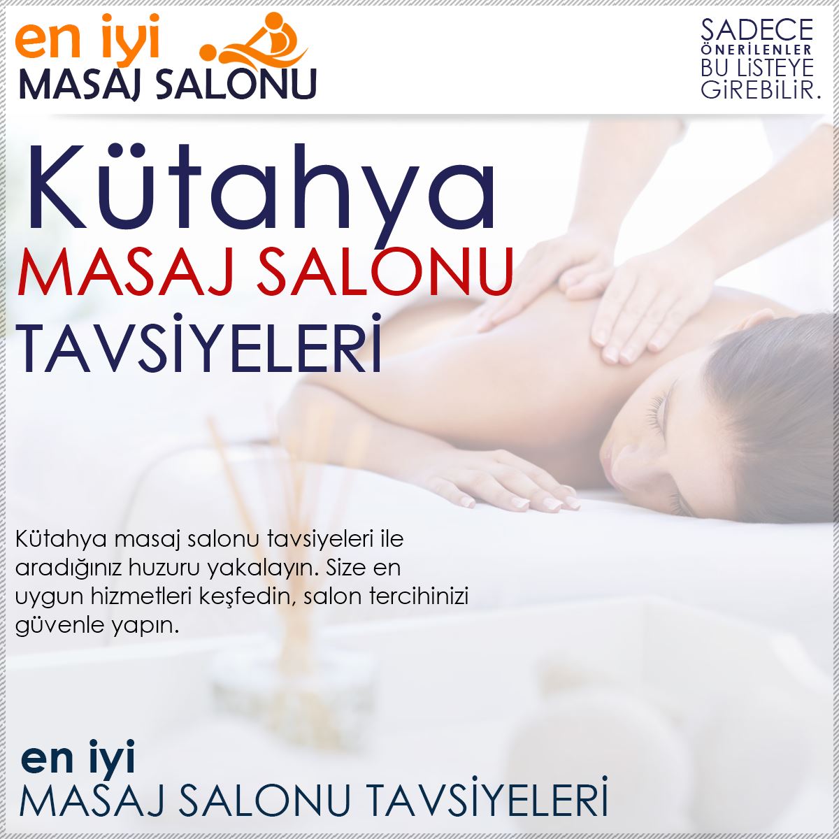 Kütahya Masaj Salonu Tavsiyeleri