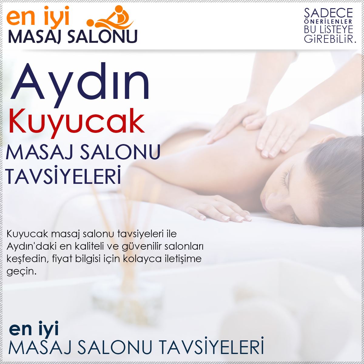 Kuyucak Masaj Salonu Tavsiyeleri