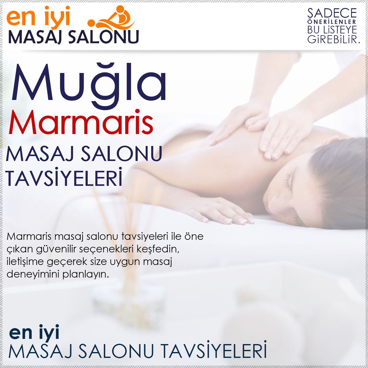 Marmaris Masaj Salonu Tavsiyeleri