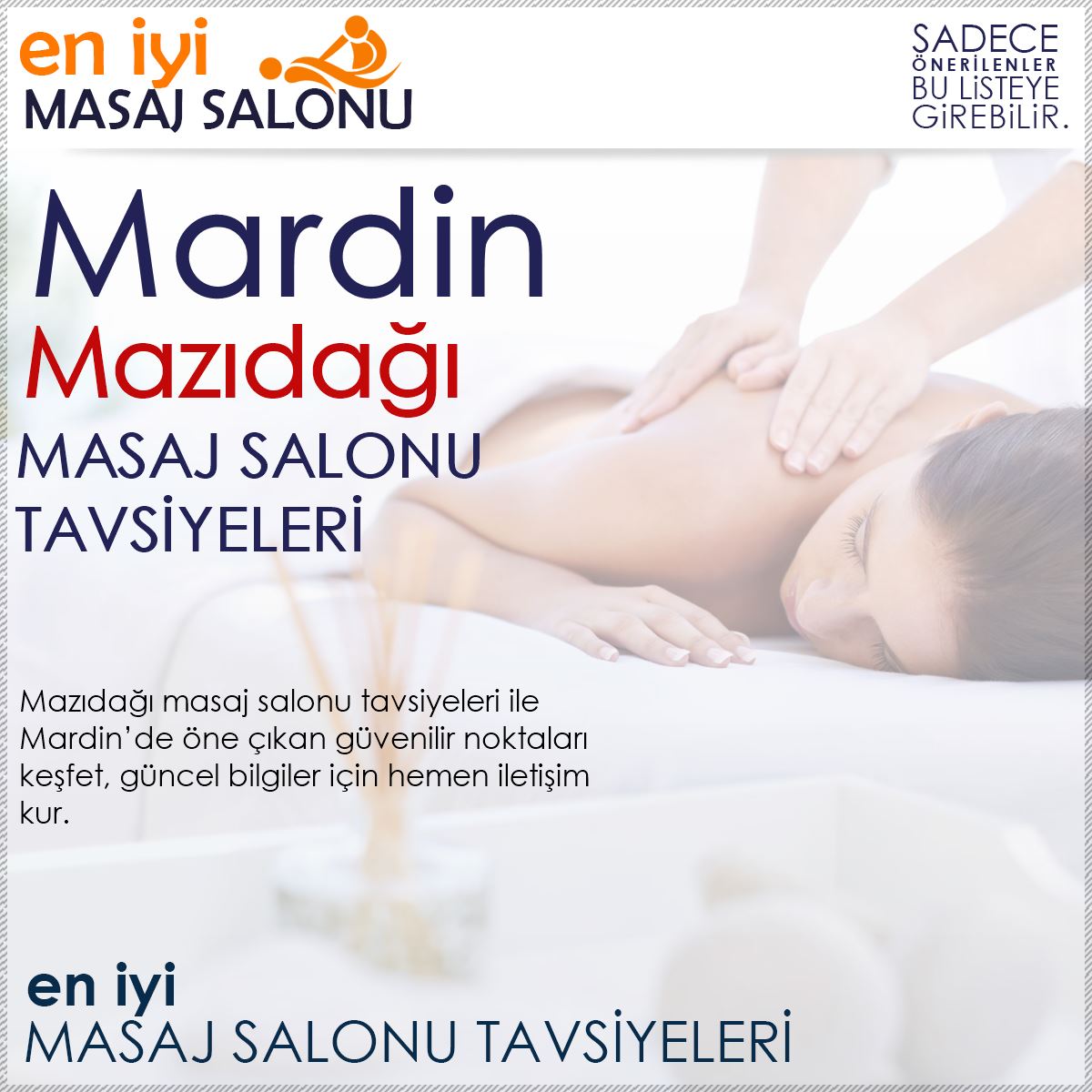 Mazıdağı Masaj Salonu Tavsiyeleri