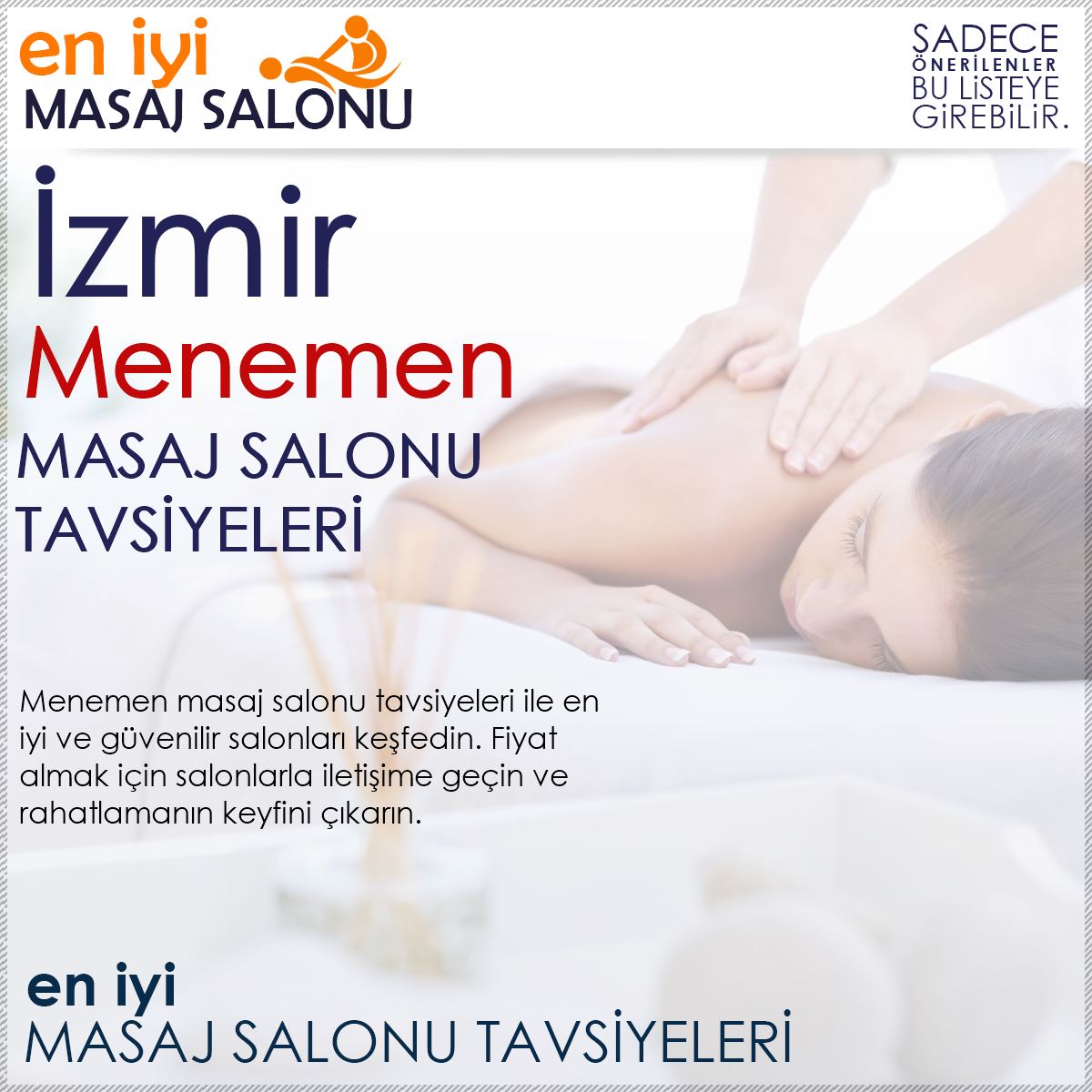 Menemen Masaj Salonu Tavsiyeleri
