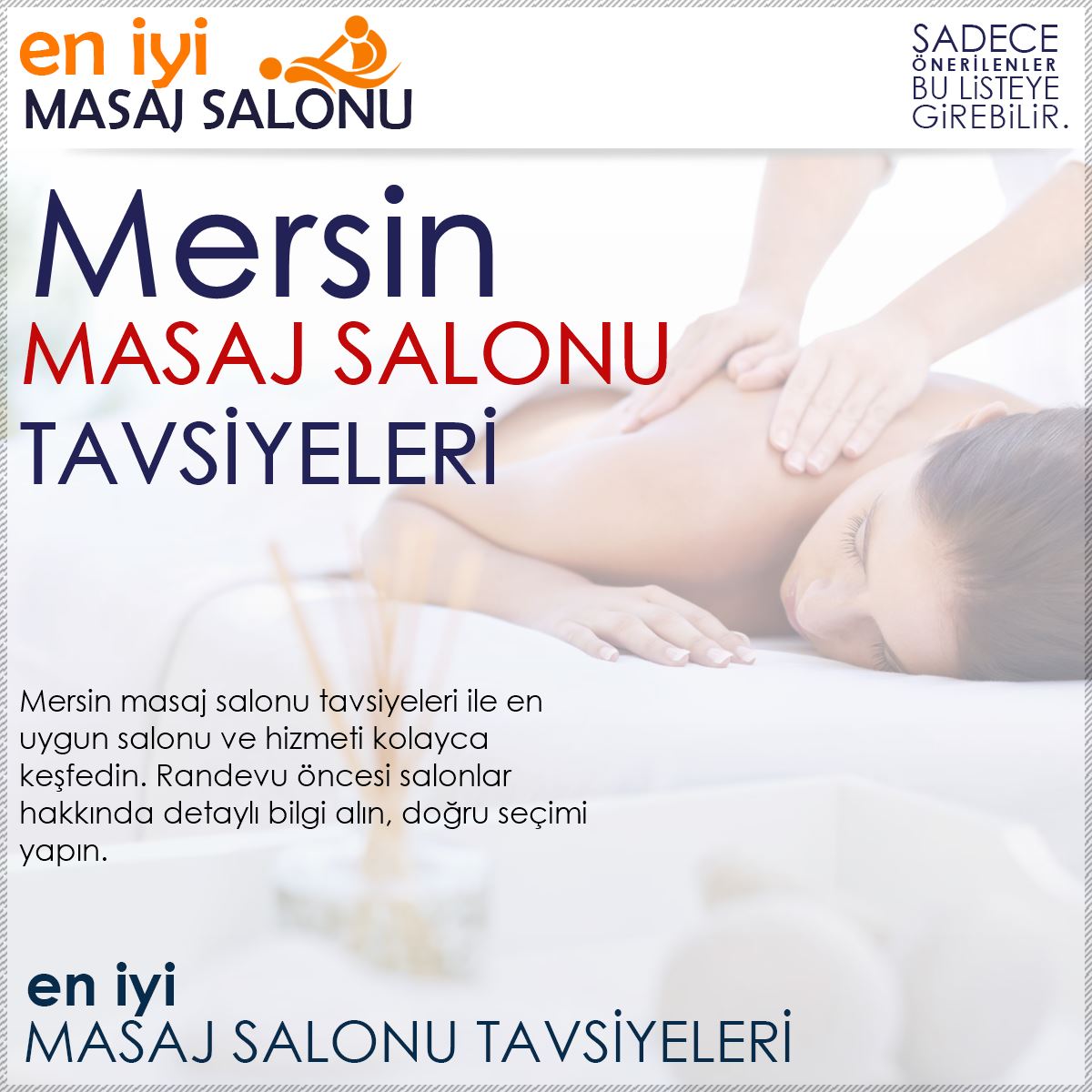 Mersin Masaj Salonu Tavsiyeleri