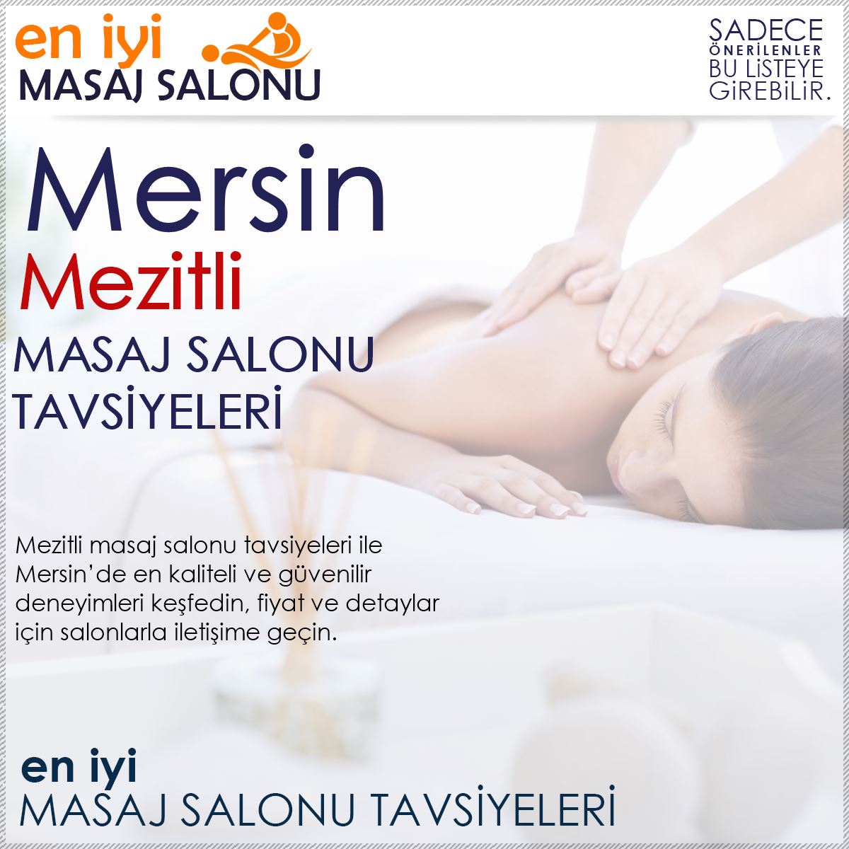 Mezitli Masaj Salonu Tavsiyeleri