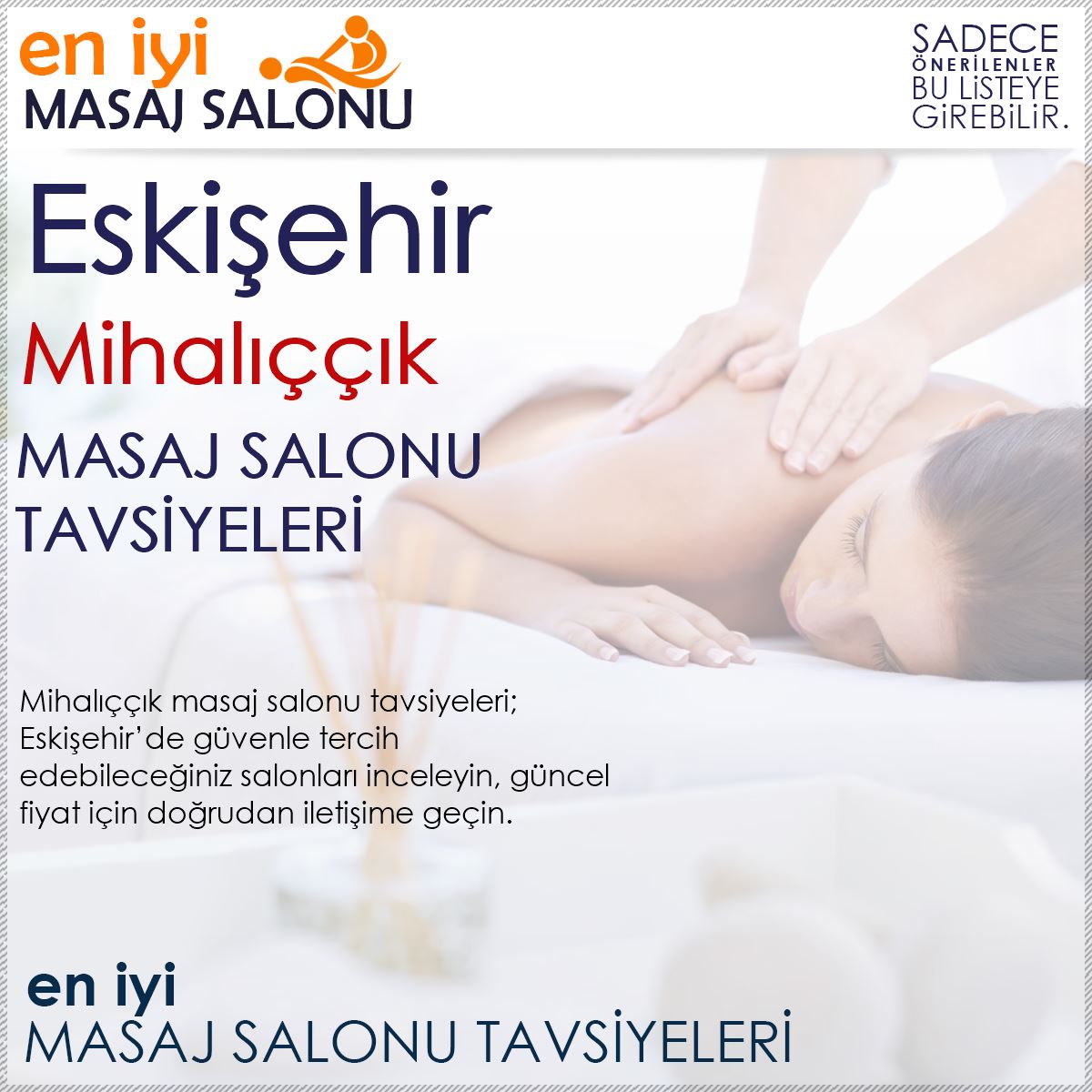 Mihalıççık Masaj Salonu Tavsiyeleri