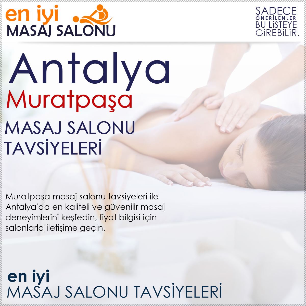 Muratpaşa Masaj Salonu Tavsiyeleri