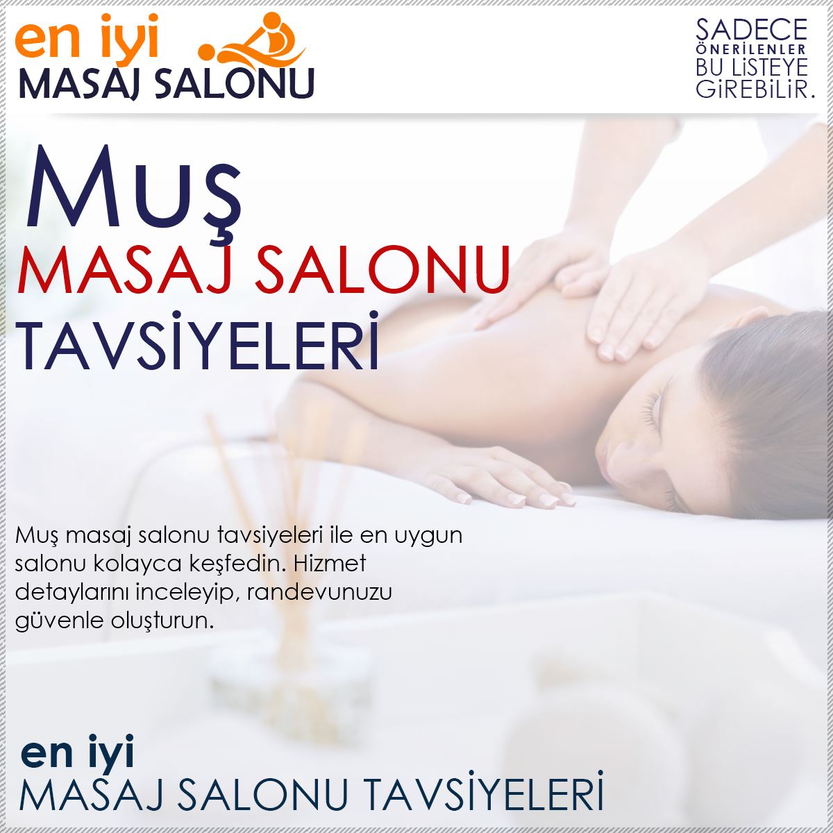 Muş Masaj Salonu Tavsiyeleri