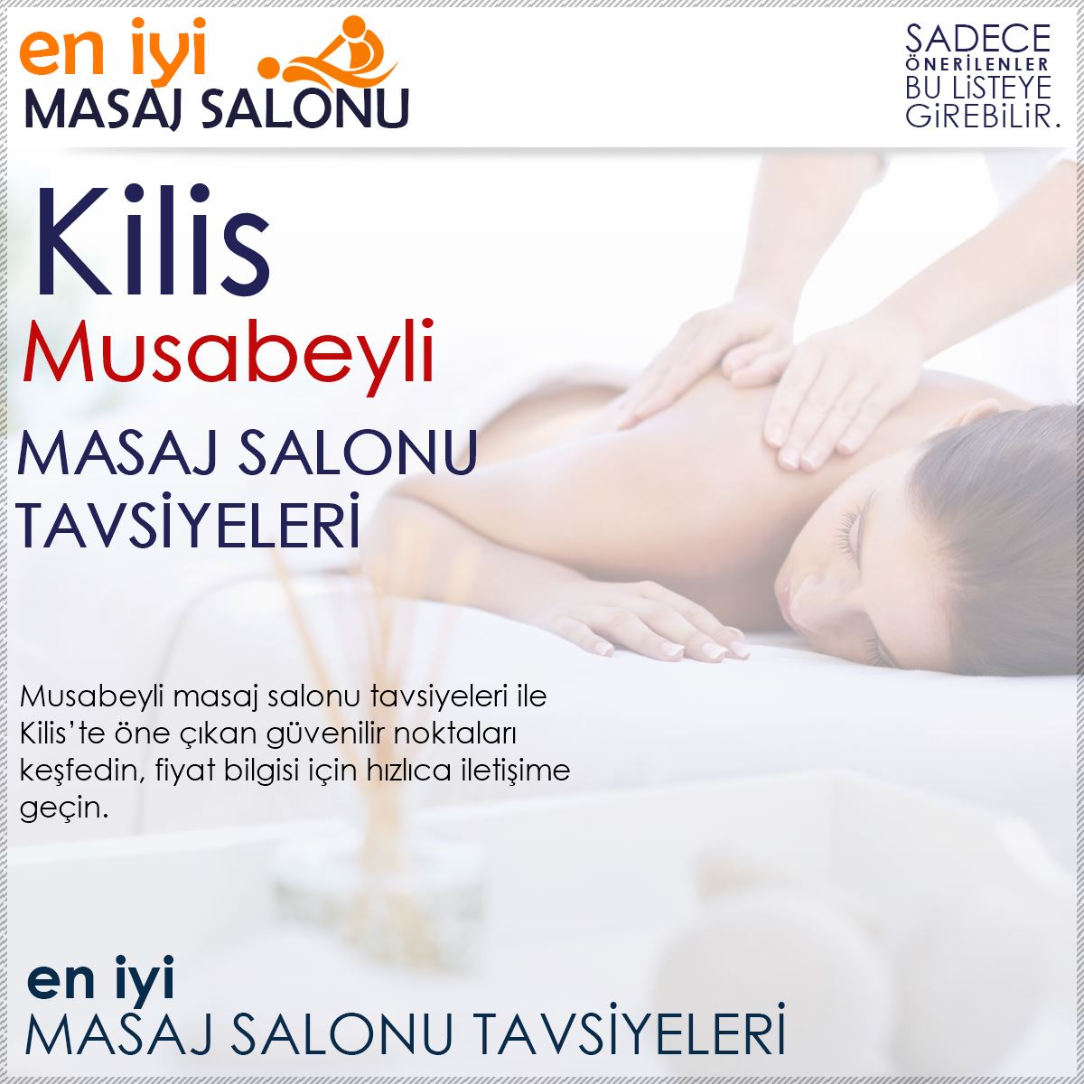 Musabeyli Masaj Salonu Tavsiyeleri