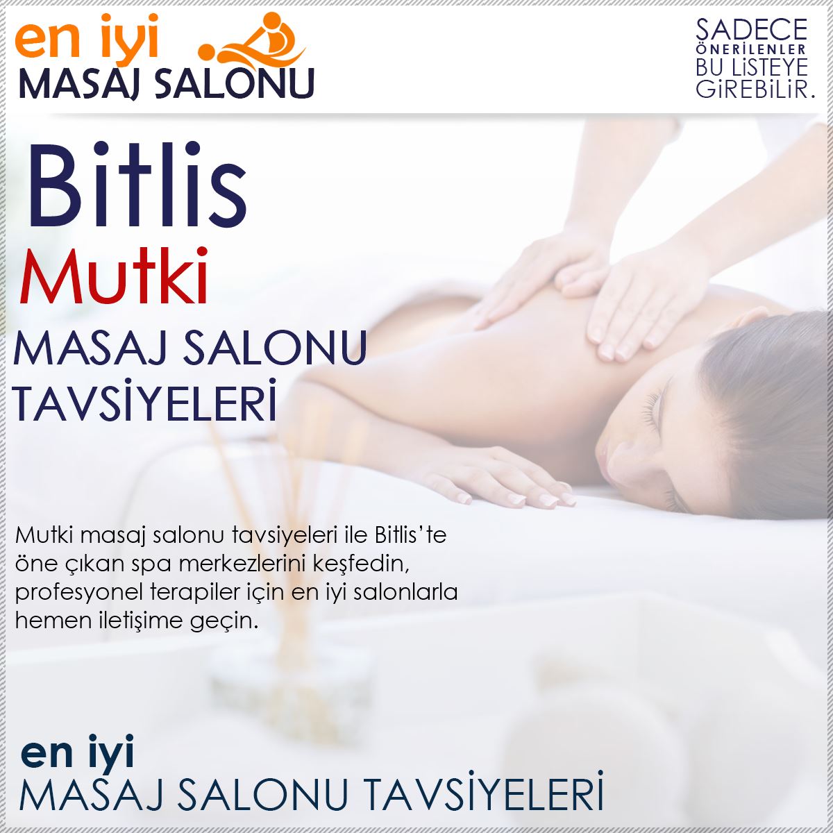 Mutki Masaj Salonu Tavsiyeleri