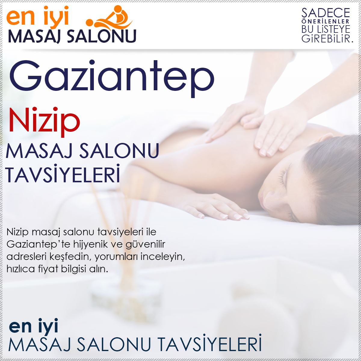 Nizip Masaj Salonu Tavsiyeleri