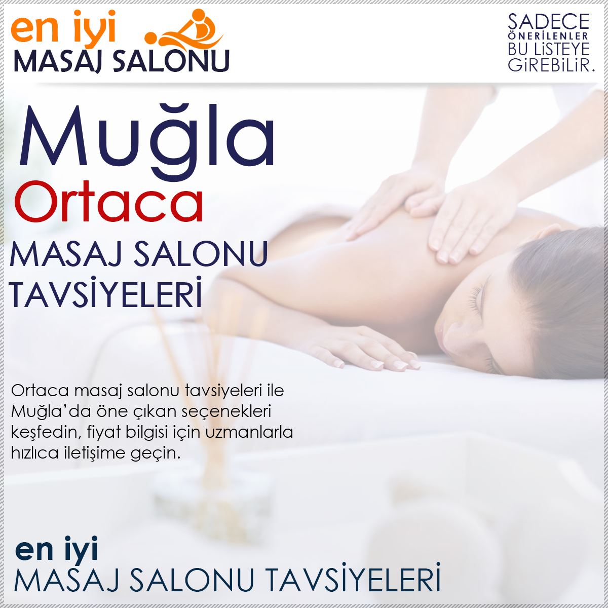 Ortaca Masaj Salonu Tavsiyeleri