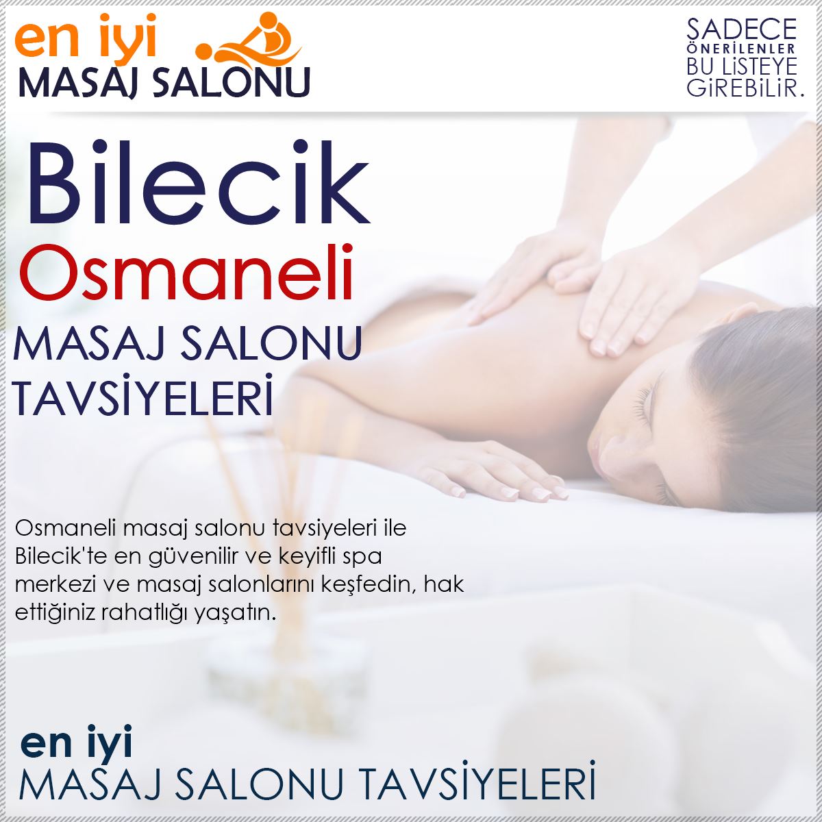 Osmaneli Masaj Salonu Tavsiyeleri