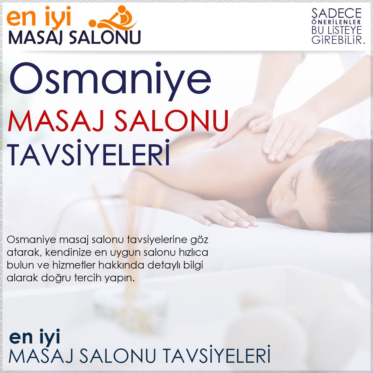 Osmaniye Masaj Salonu Tavsiyeleri