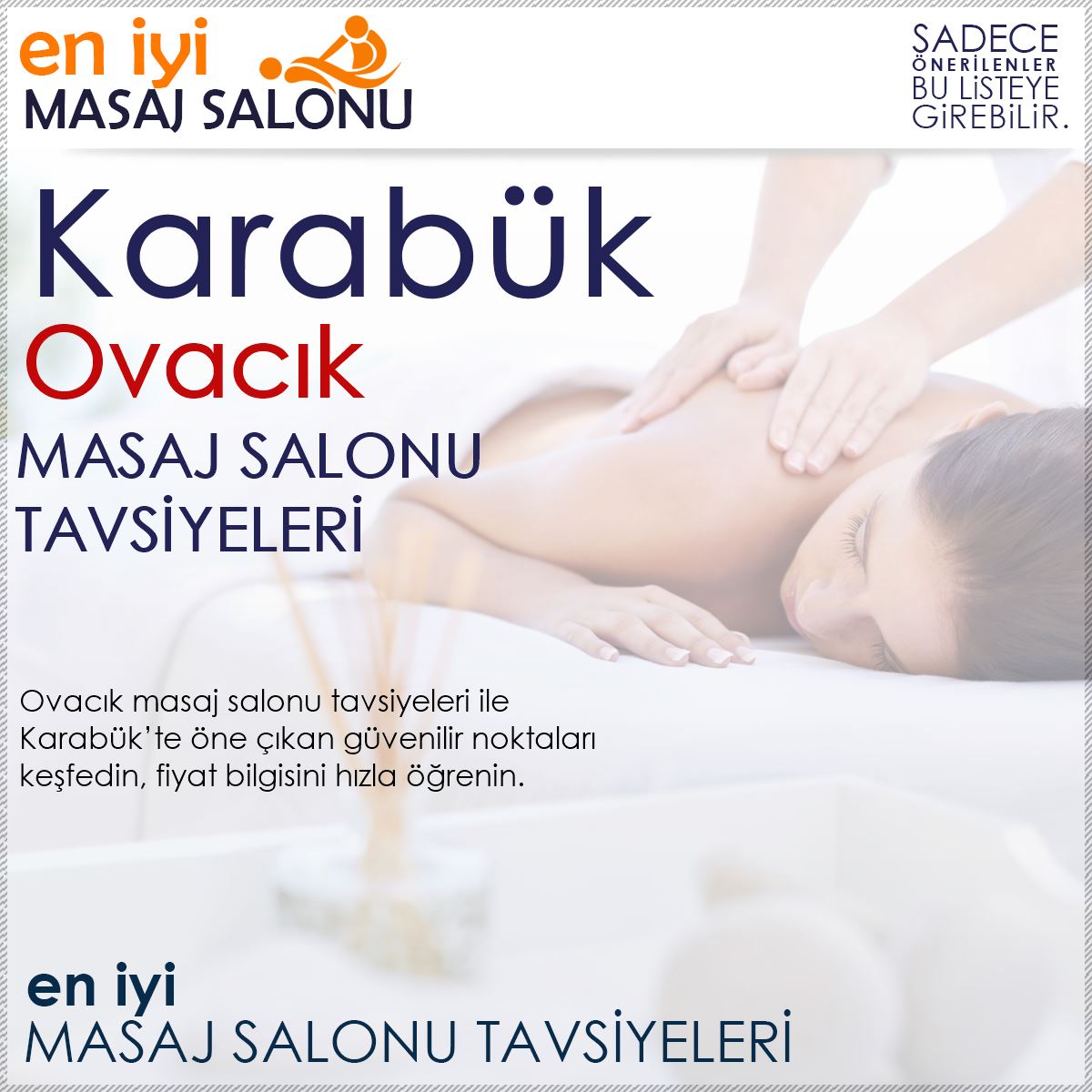 Ovacık Masaj Salonu Tavsiyeleri