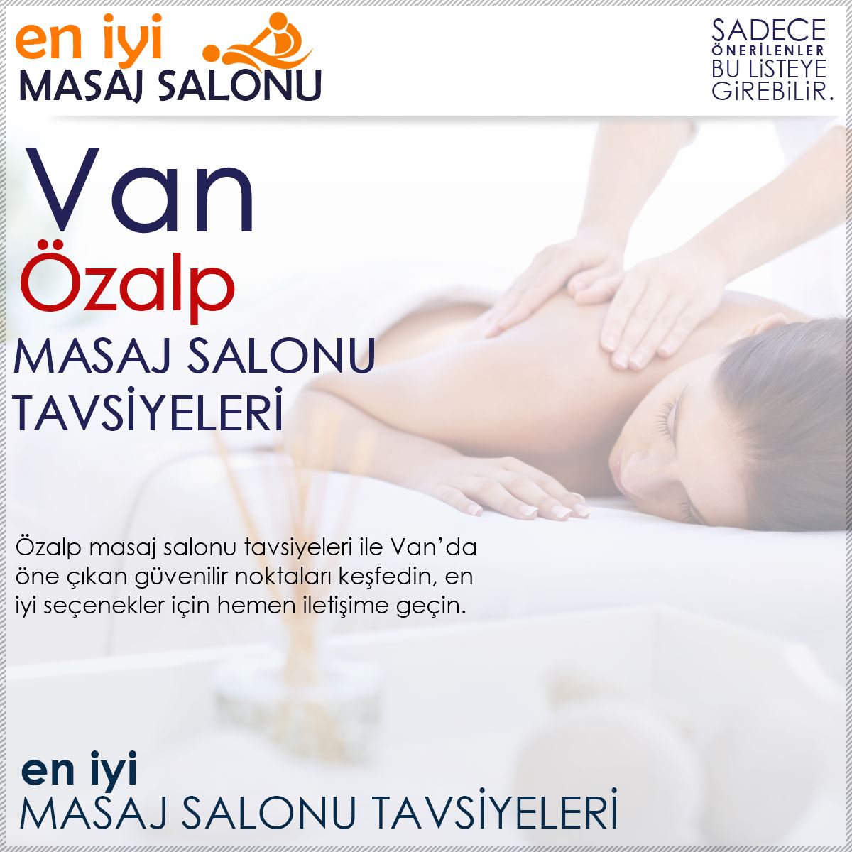 Özalp Masaj Salonu Tavsiyeleri