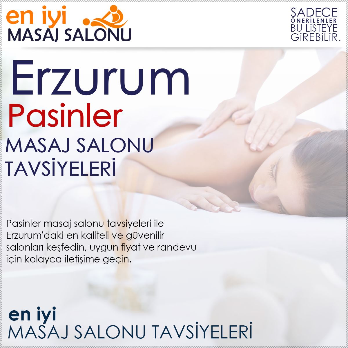 Pasinler Masaj Salonu Tavsiyeleri
