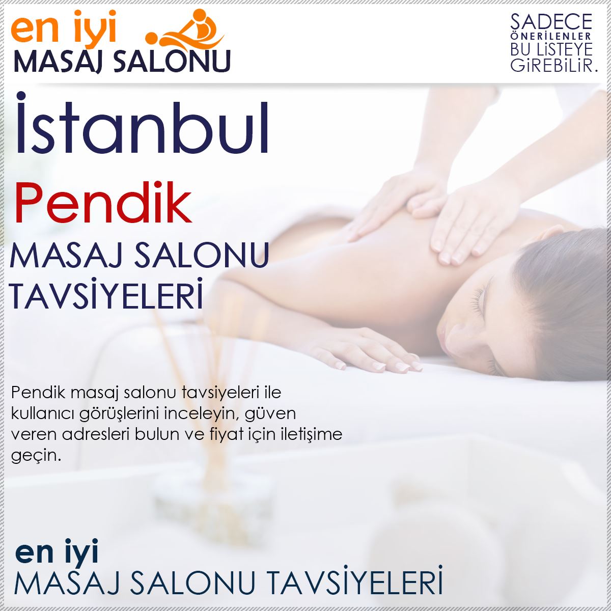 Pendik Masaj Salonu Tavsiyeleri