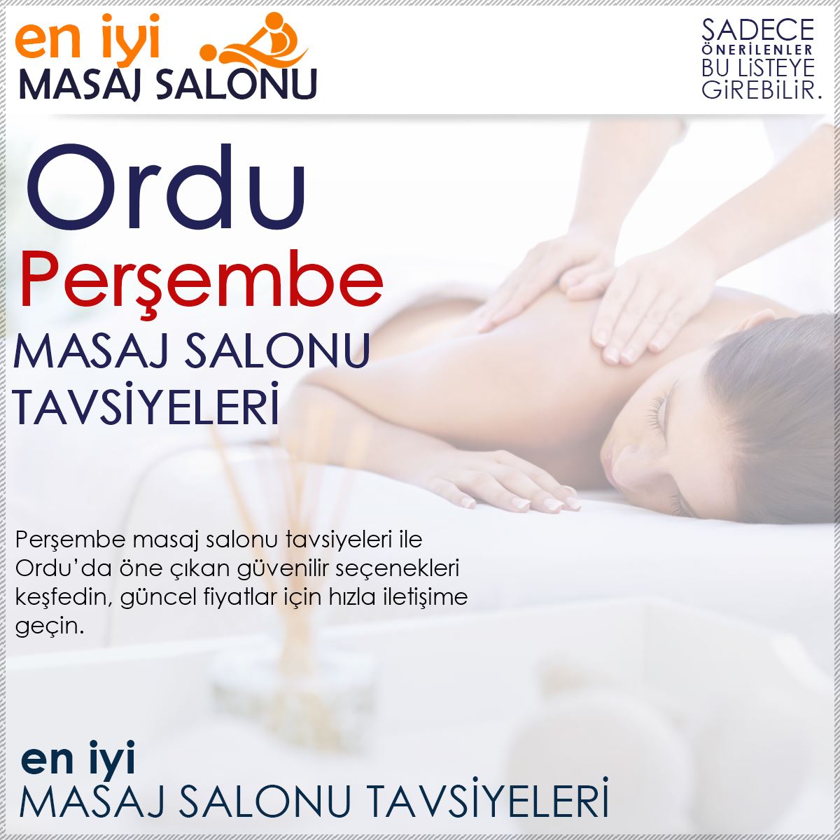 Perşembe Masaj Salonu Tavsiyeleri