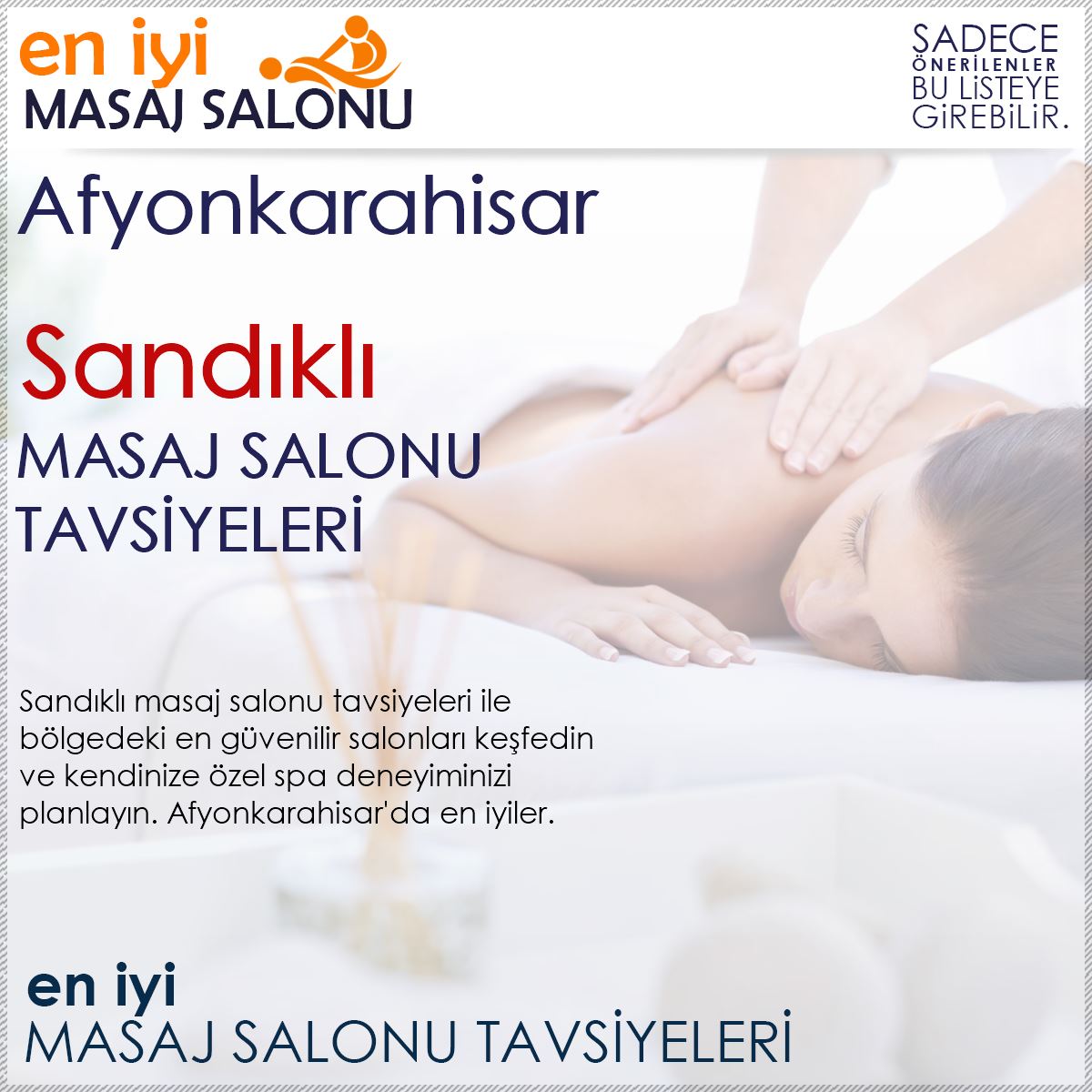 Sandıklı Masaj Salonu Tavsiyeleri