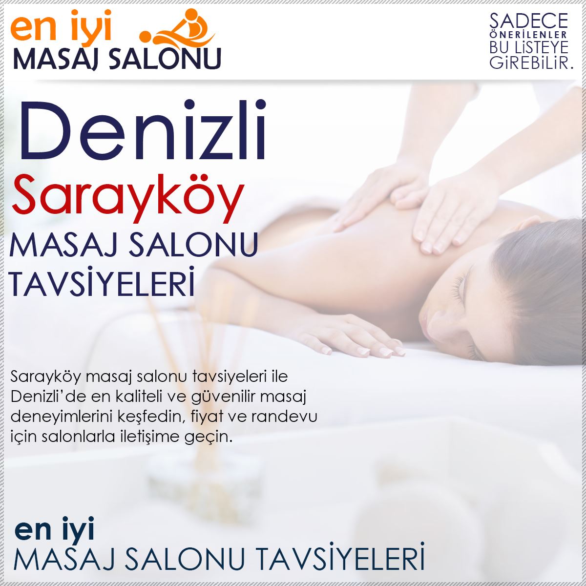 Sarayköy Masaj Salonu Tavsiyeleri