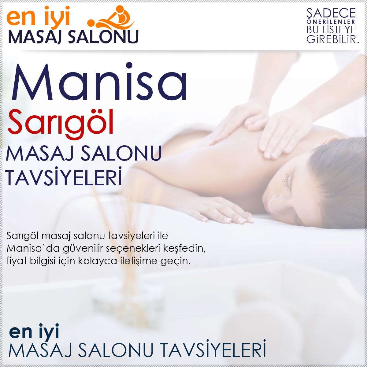 Sarıgöl Masaj Salonu Tavsiyeleri