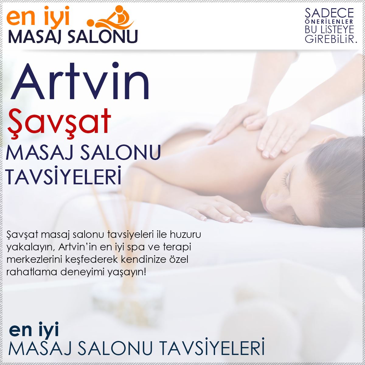 Şavşat Masaj Salonu Tavsiyeleri