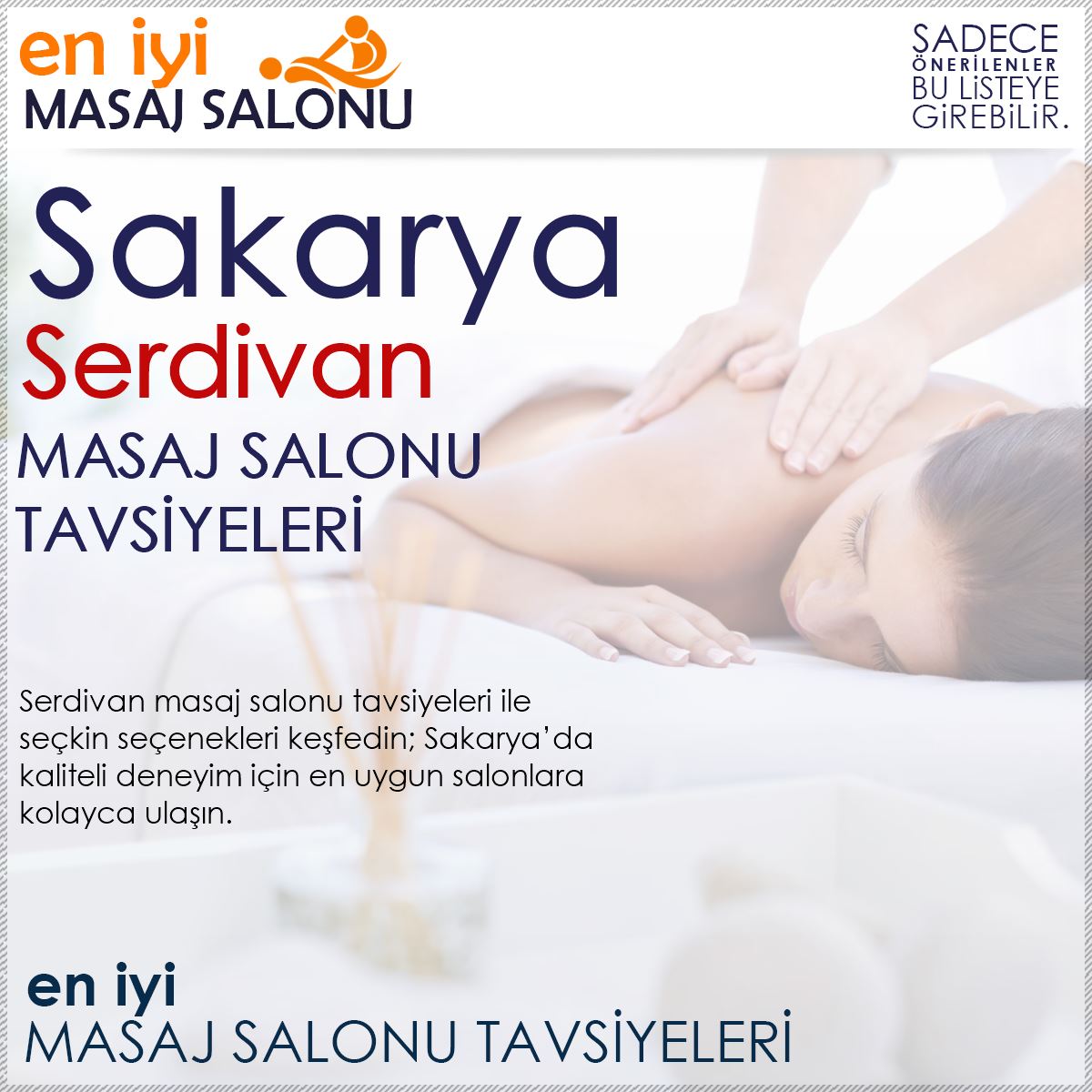 Serdivan Masaj Salonu Tavsiyeleri