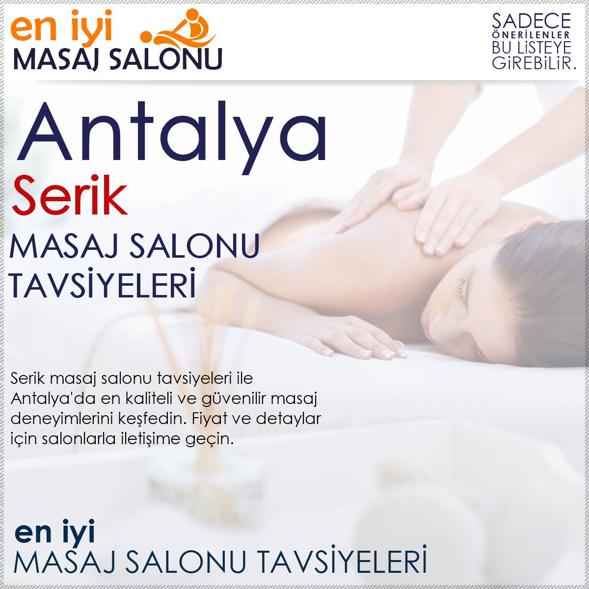 Serik Masaj Salonu Tavsiyeleri