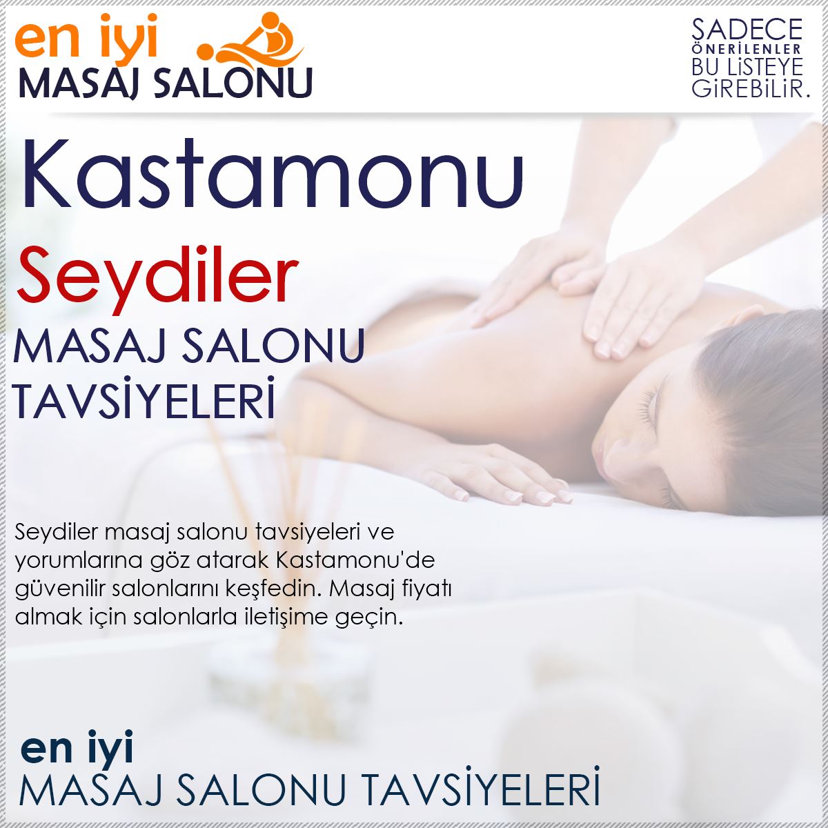 Seydiler Masaj Salonu Tavsiyeleri