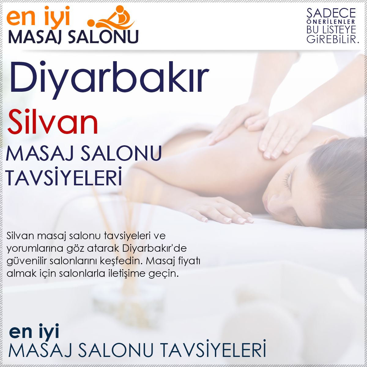 Silvan Masaj Salonu Tavsiyeleri