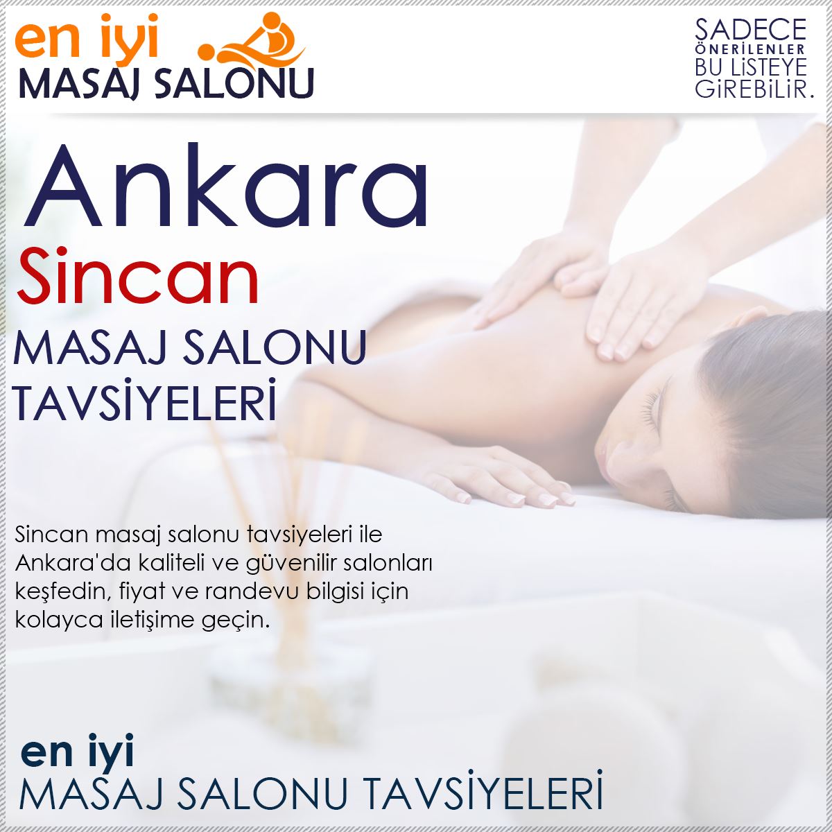 Sincan Masaj Salonu Tavsiyeleri
