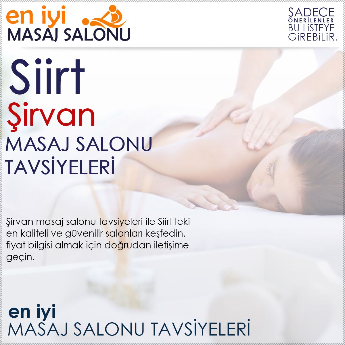 Şirvan Masaj Salonu Tavsiyeleri