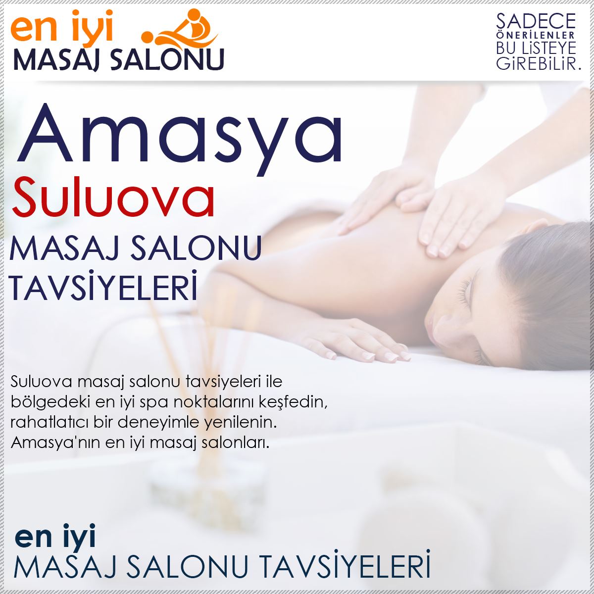 Suluova Masaj Salonu Tavsiyeleri
