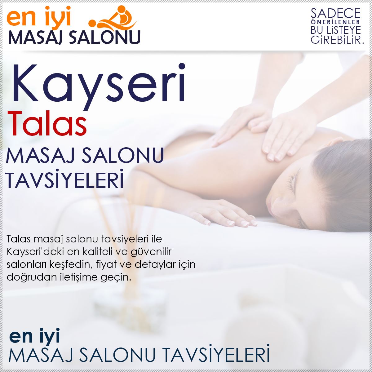 Talas Masaj Salonu Tavsiyeleri