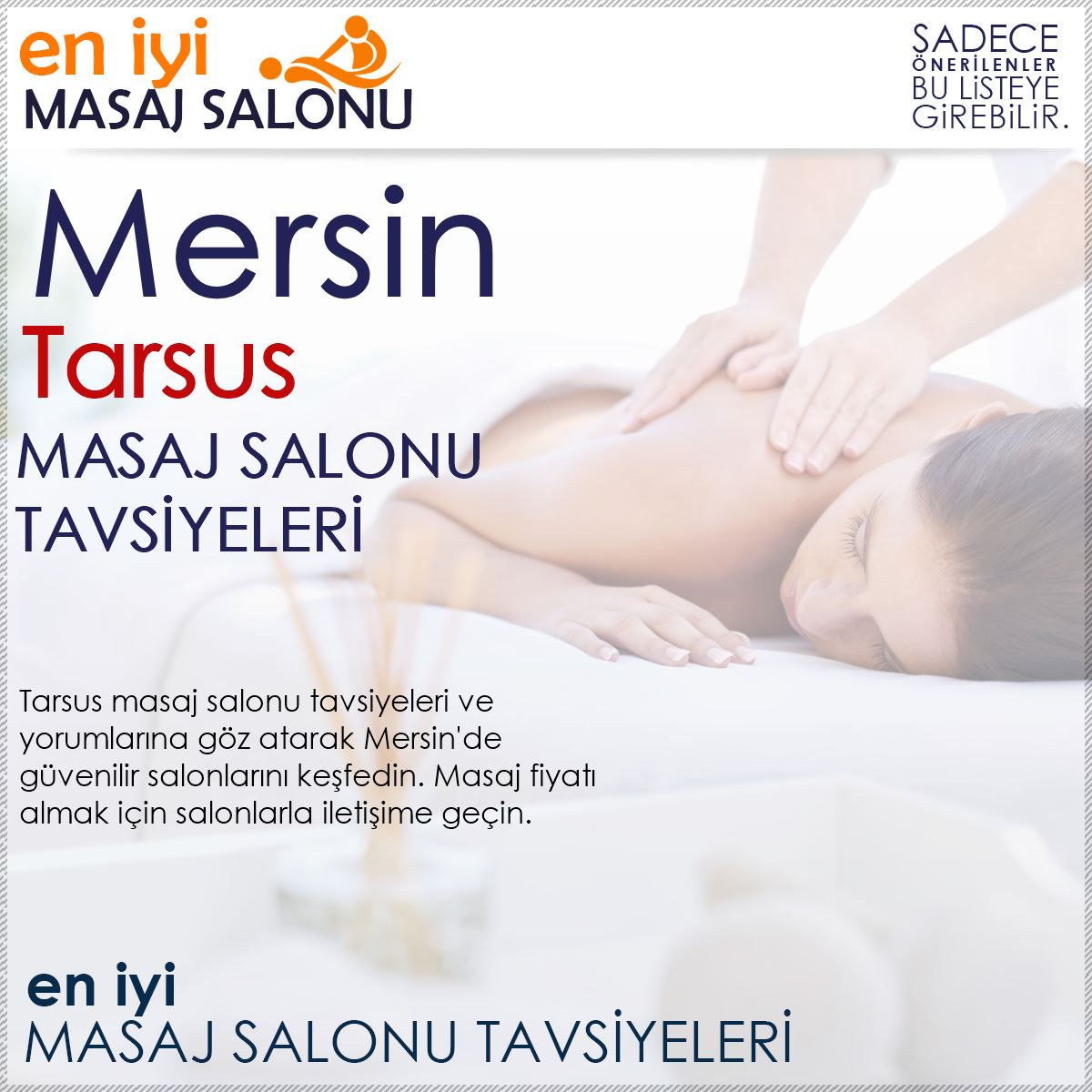 Tarsus Masaj Salonu Tavsiyeleri